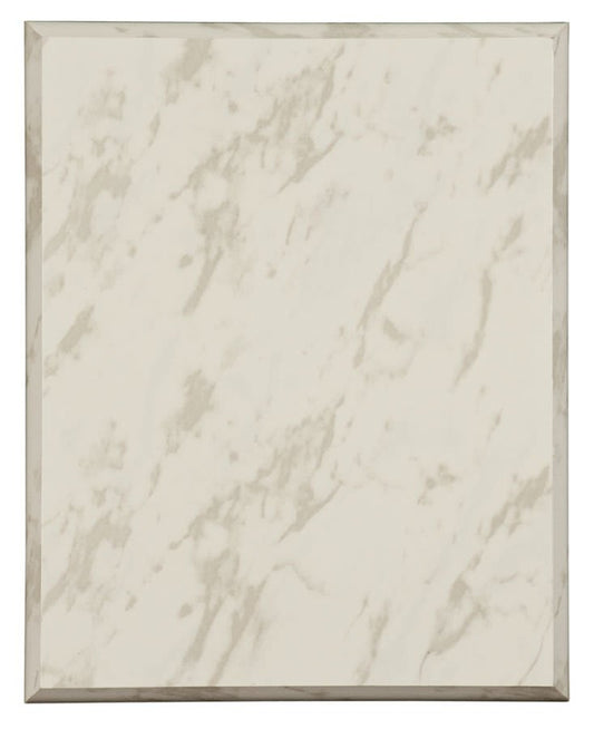 Value White Marble Finish Plaque