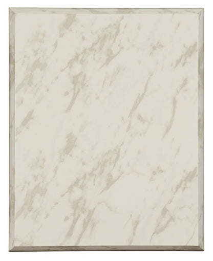 Value White Marble Finish Plaque