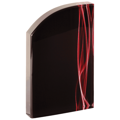 Wave Red Vapor Acrylic