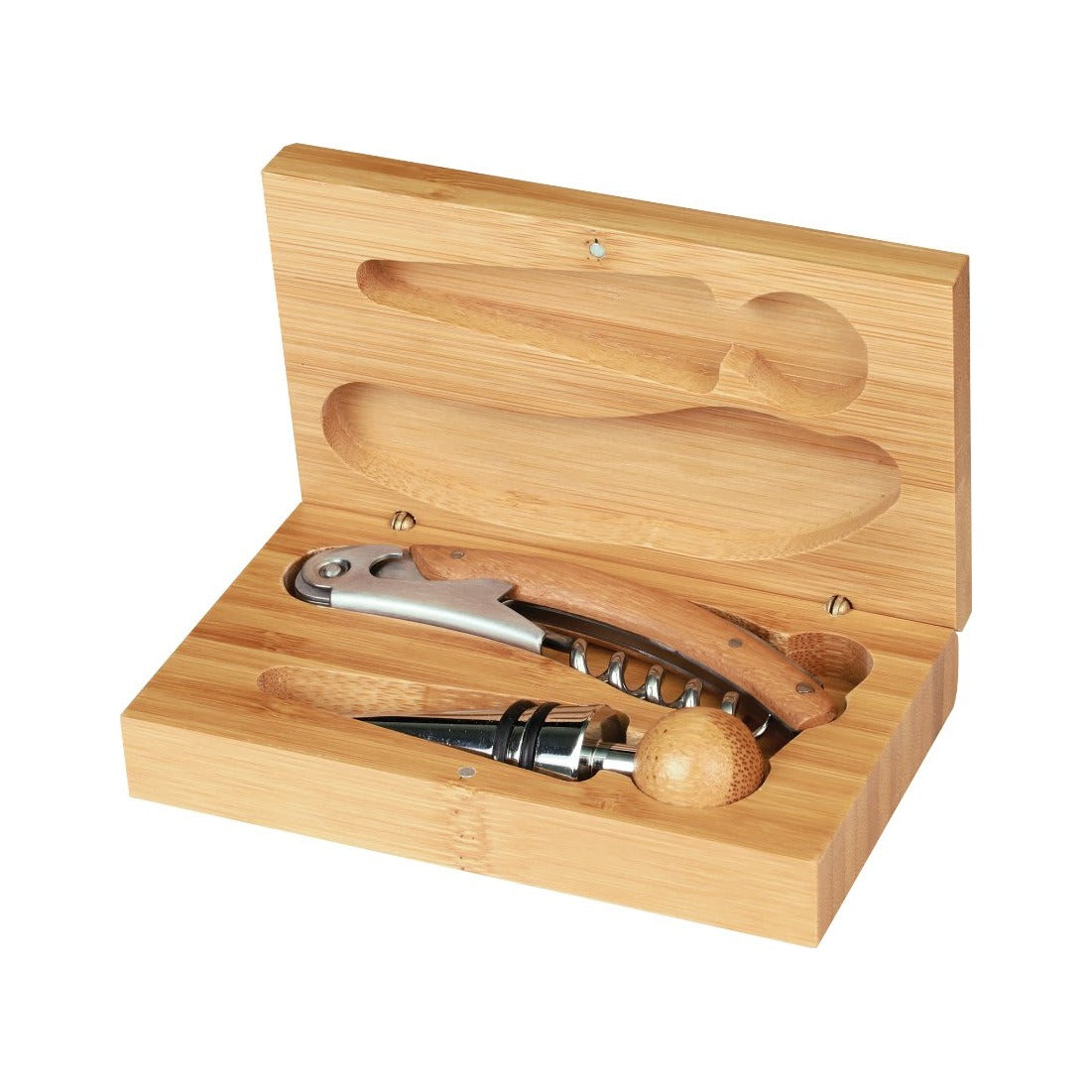 Bamboo 2-Piece Wine Tool Set